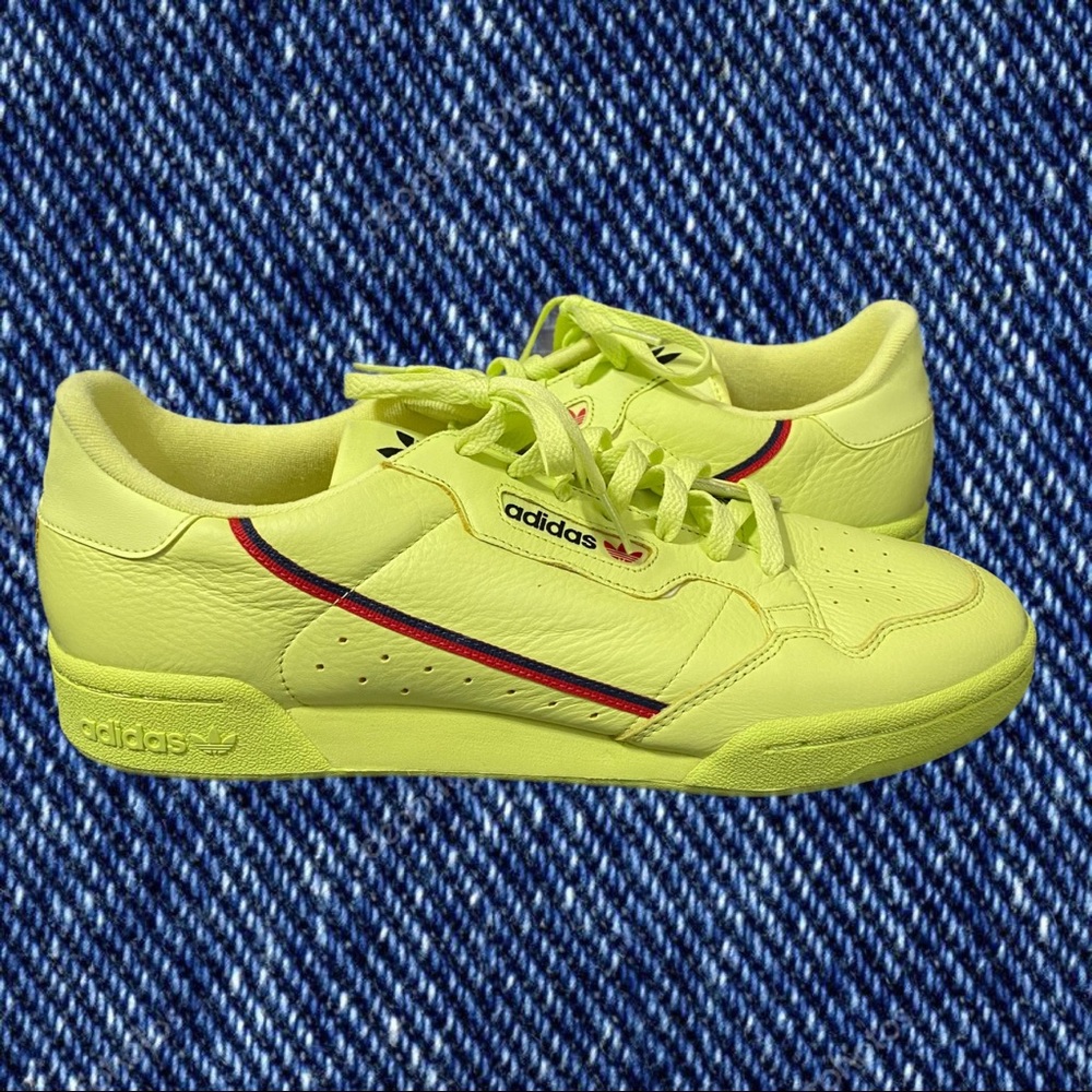 Adidas Continental 80 Yellow Size 8-13